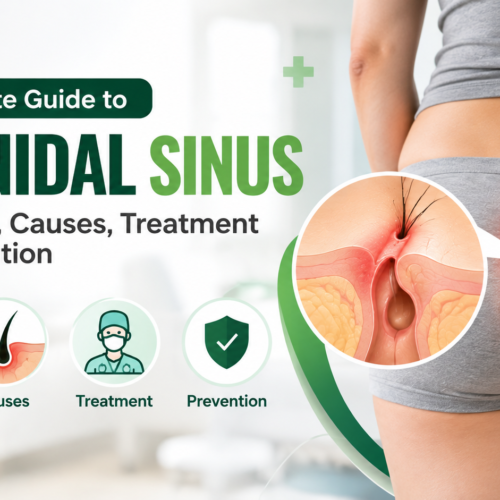 Pilonidal Sinus showing symptoms, causes, treatment and prevention