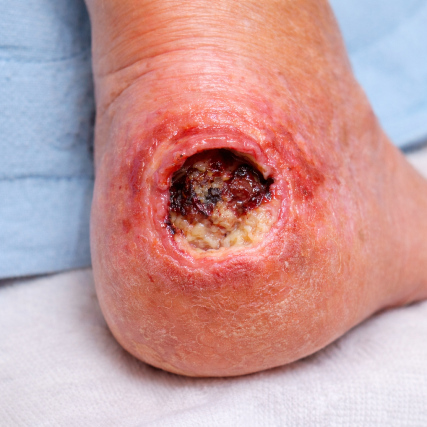 Pressure Ulcer (Foot): Causes, Stages, Treatment, and Prevention (Based on Wound Care Guidelines)