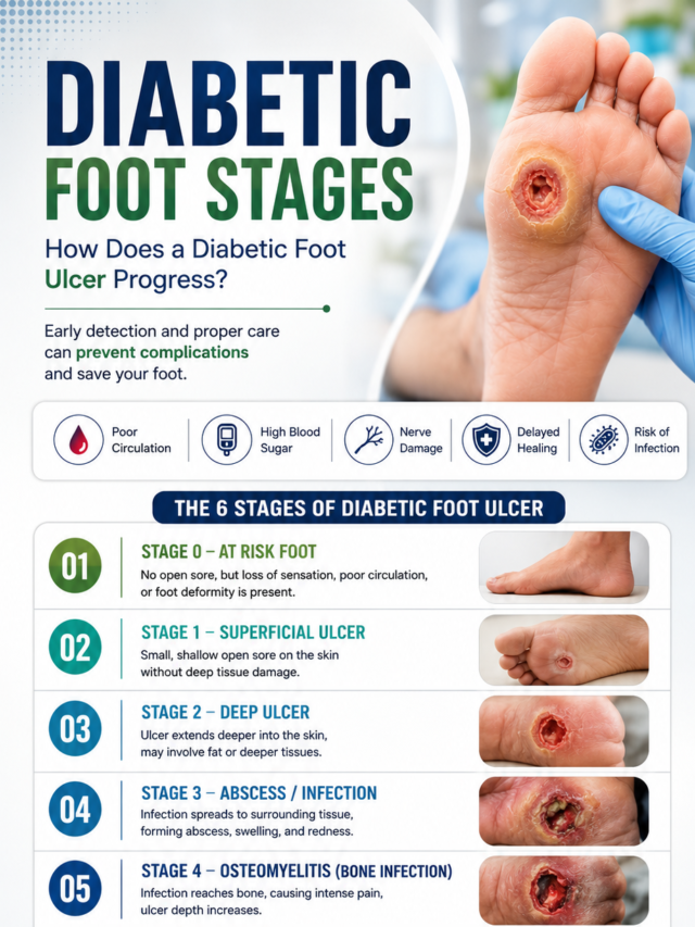 Diabetic Foot Stages: How Does a Diabetic Foot Ulcer Progress?