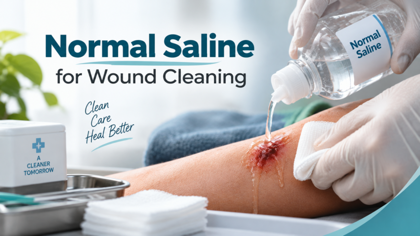 Normal Saline for Wound Cleaning Normal Saline for wound cleaning and wound care