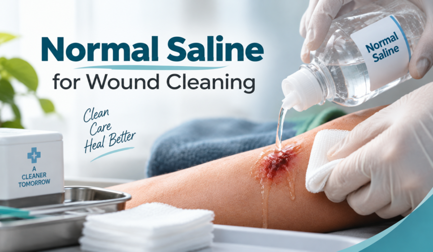 Normal Saline for Wound Cleaning Normal Saline for wound cleaning and wound care