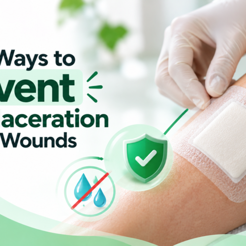 Wound dressing and moisture management to help prevent skin maceration around wounds.
